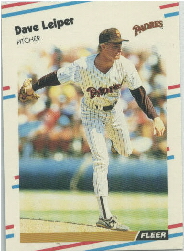 1988 Fleer Update Baseball Cards       123     Dave Leiper